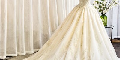 Solid color super fairy dream bridal wedding dress wholesale (3)