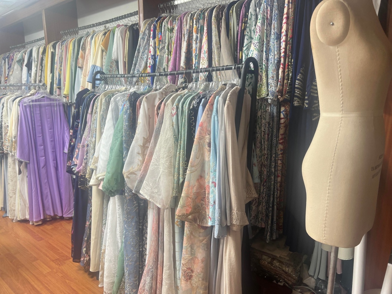 Bridal Fabric and Garment Sample Room